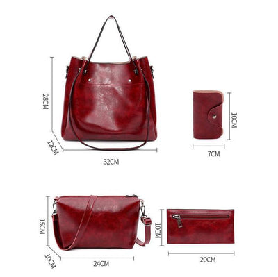 VENICE | ELEGANT 4-PIECE BAG SET