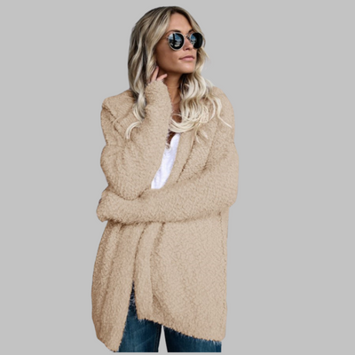 QUERIDA™ - Comfy Batwing Long Sleeve Open Front Cardigan