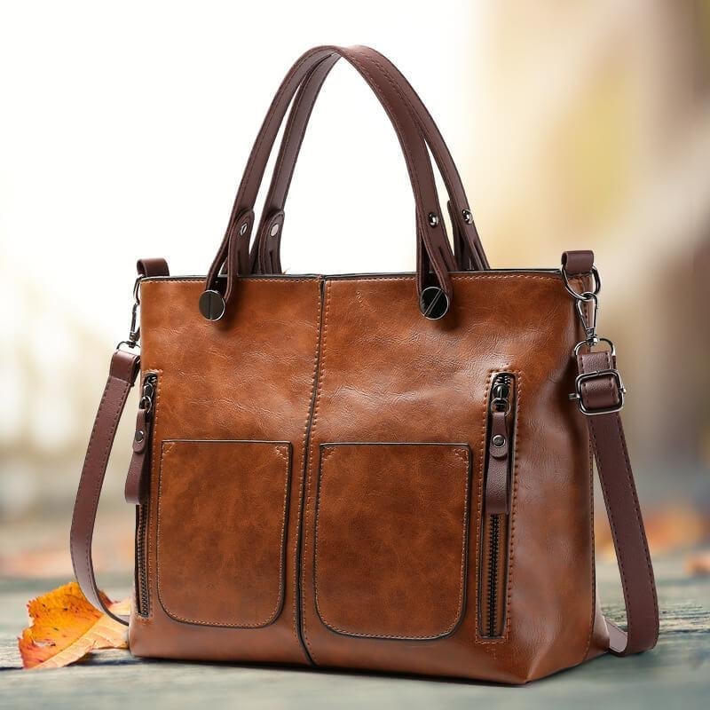 GAIL | VINTAGE LEATHER CROSSBODY BAG