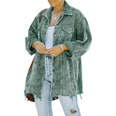 RIVA™ - Vintage Loose Oversized Button Down Jacket