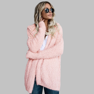 QUERIDA™ - Comfy Batwing Long Sleeve Open Front Cardigan