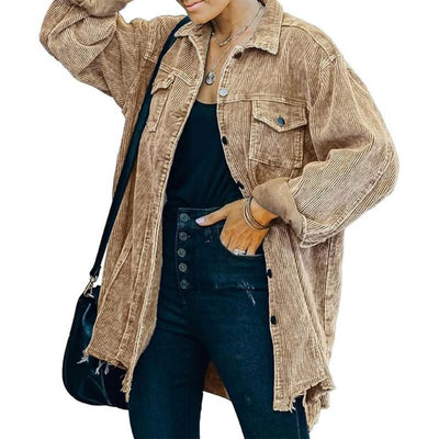 RIVA™ - Vintage Loose Oversized Button Down Jacket