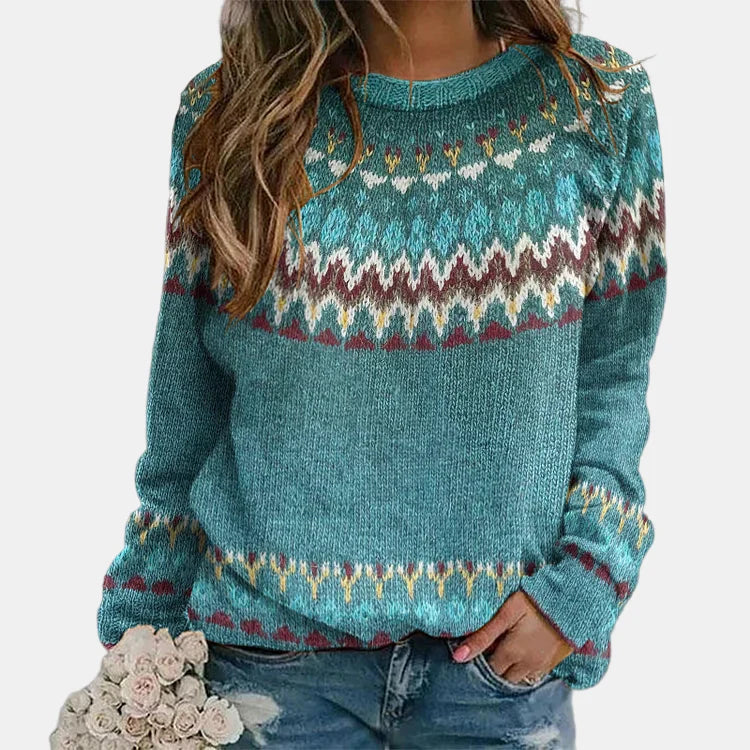 Fenella | Retro Wave Sweater