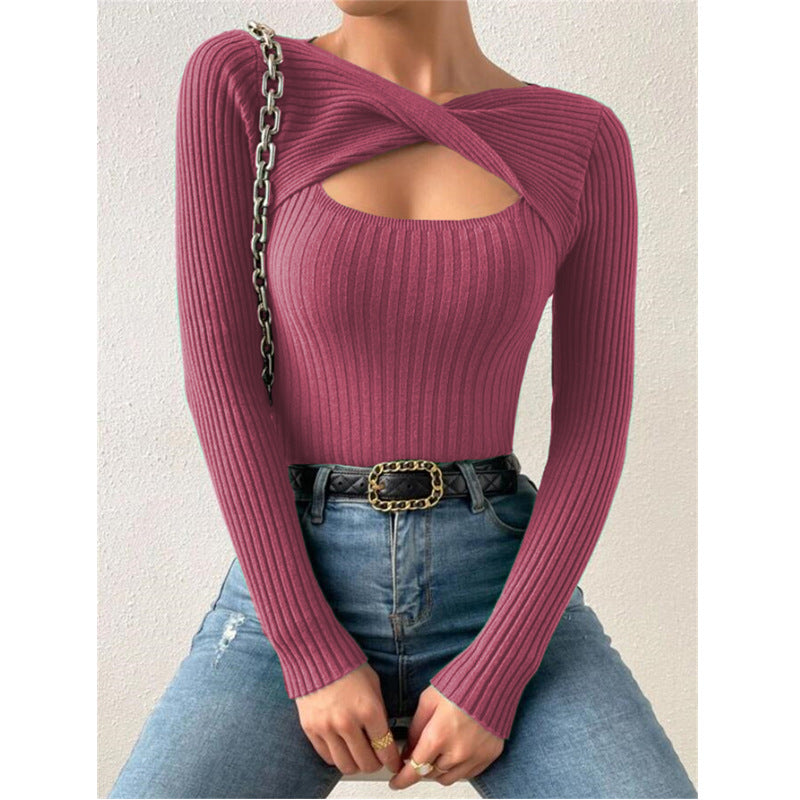 QAMRA™ - Classy Long Sleeve Pullover Crew Neck Sweater