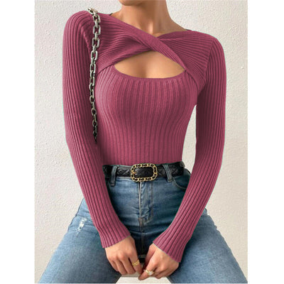 QAMRA™ - Classy Long Sleeve Pullover Crew Neck Sweater