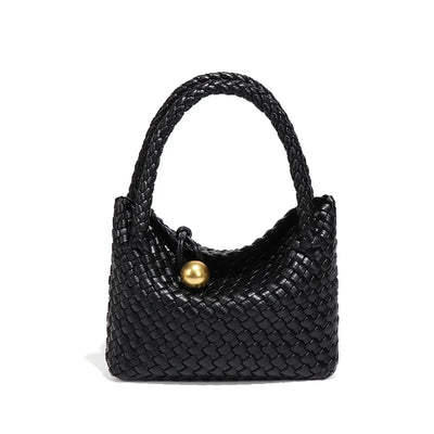 ASTRID™ | Elegant Leather Bag with Golden Accents