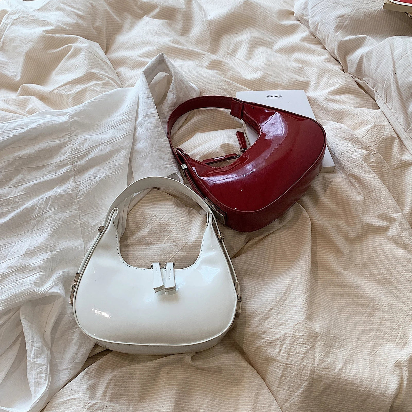 Vintage Crescent-Shaped Bella™ Handbag