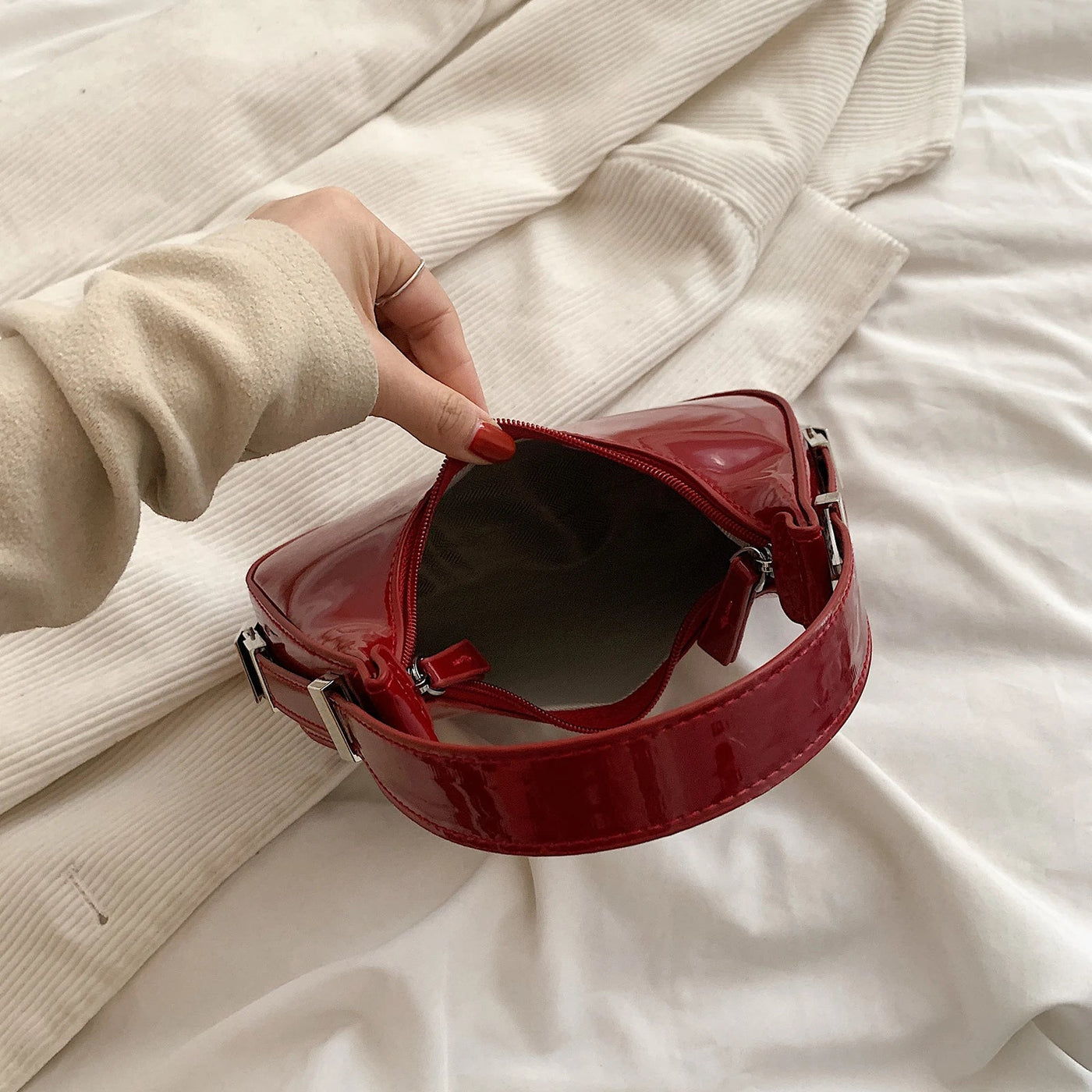 Vintage Crescent-Shaped Bella™ Handbag