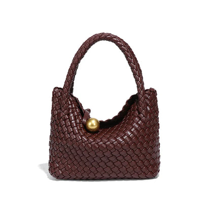 ASTRID™ | Elegant Leather Bag with Golden Accents
