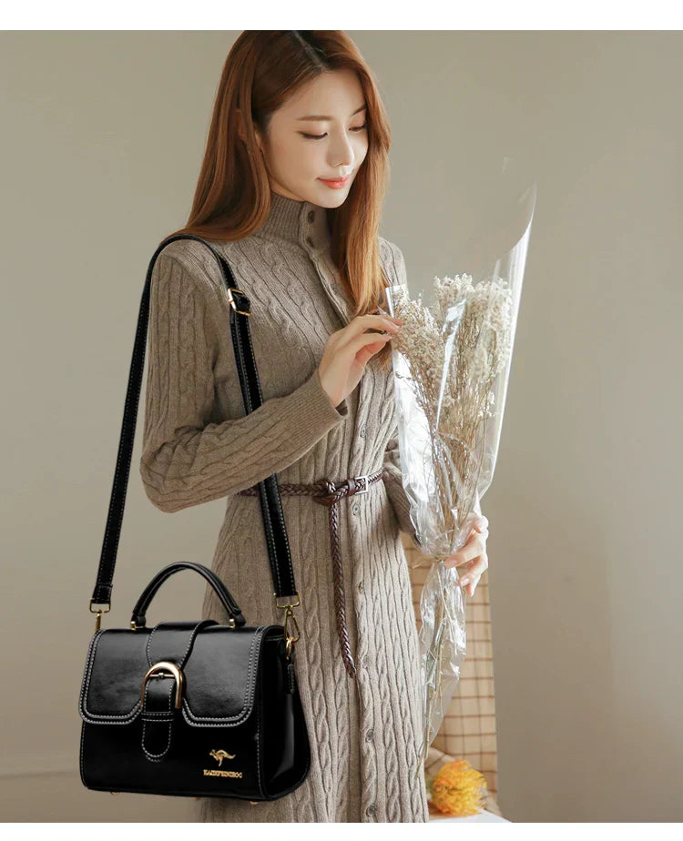 Sandra™ – Luxury Mini Bag with Classic Closure