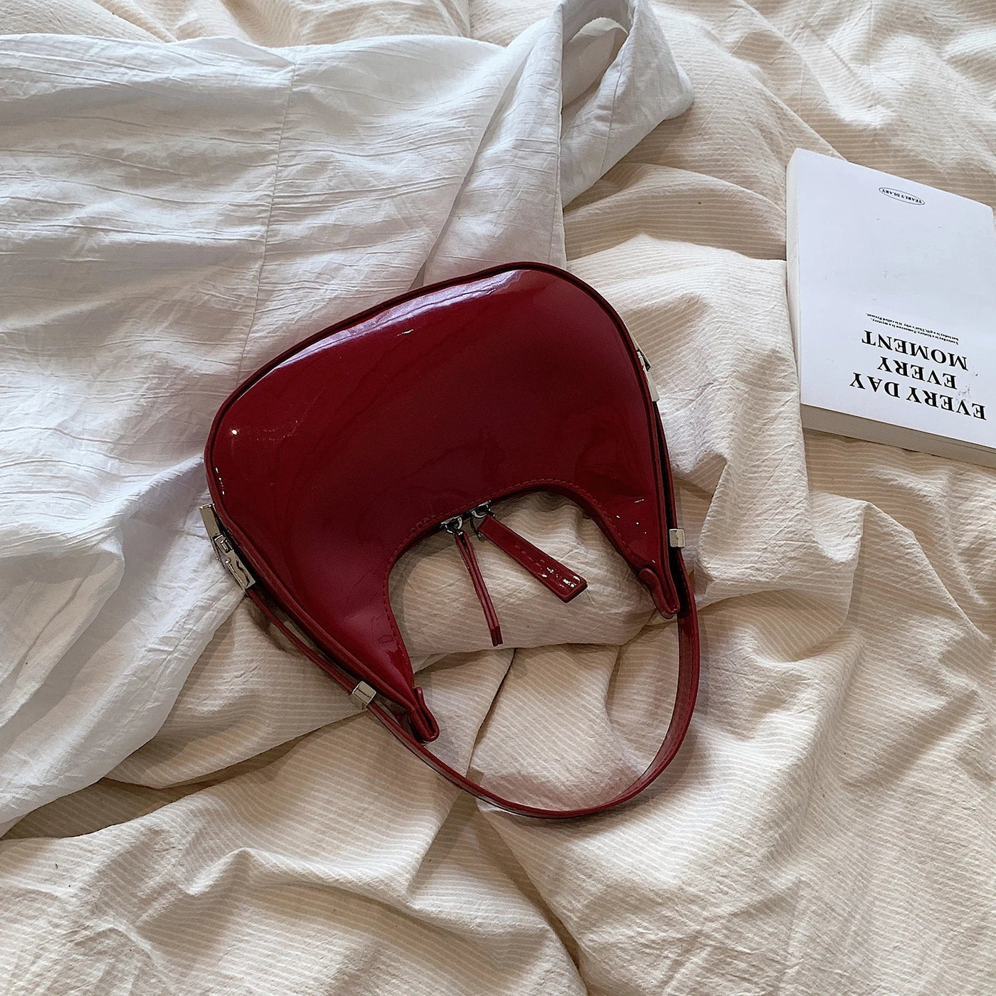 Vintage Crescent-Shaped Bella™ Handbag