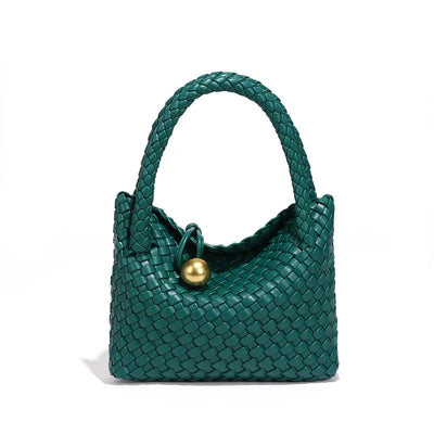 ASTRID™ | Elegant Leather Bag with Golden Accents