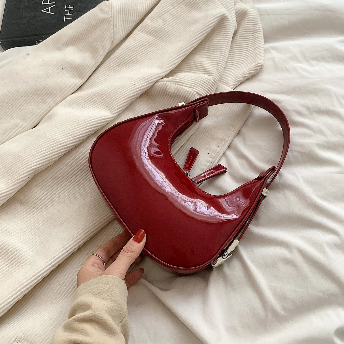 Vintage Crescent-Shaped Bella™ Handbag