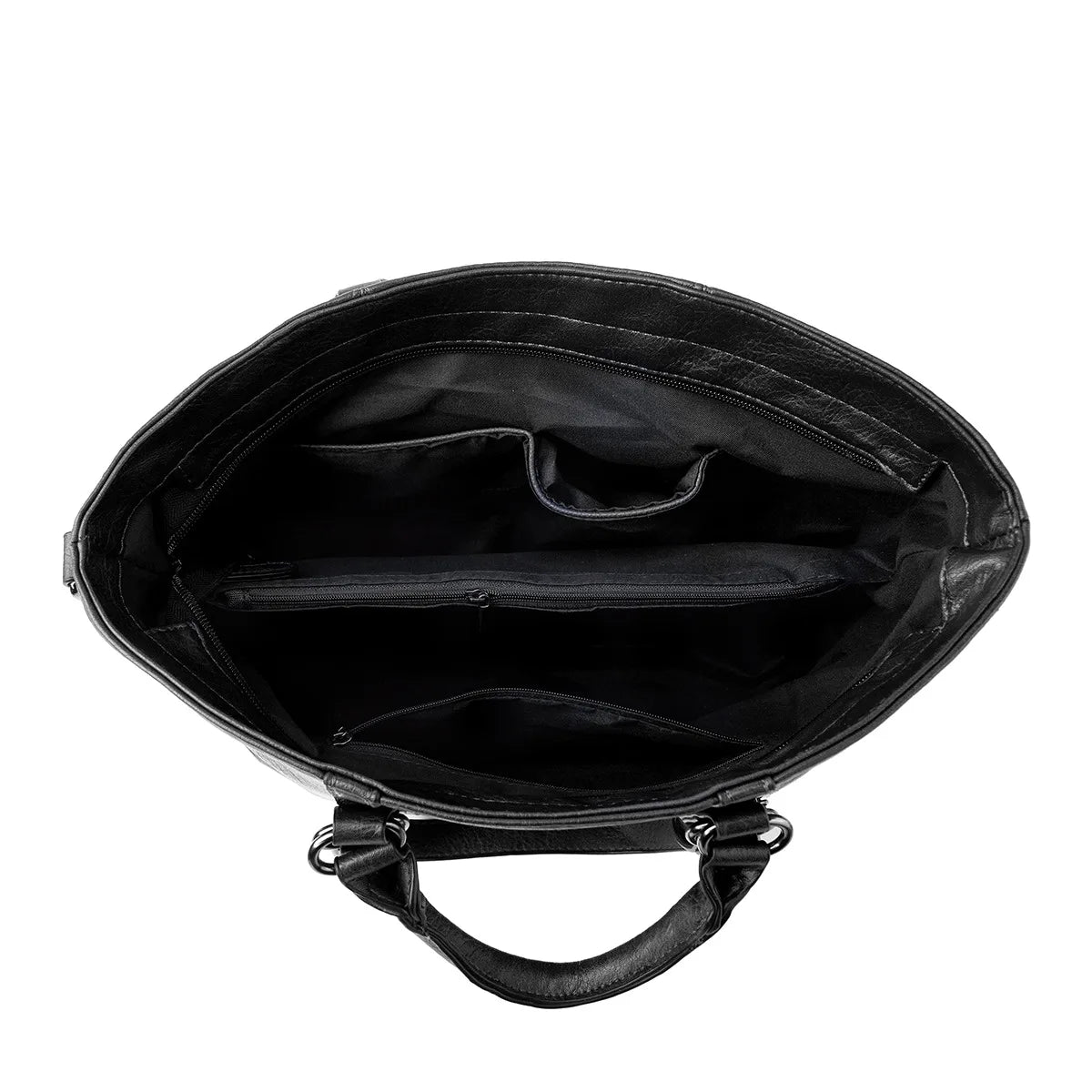Signe™ | Elegant Large Leather Shoulder Bag