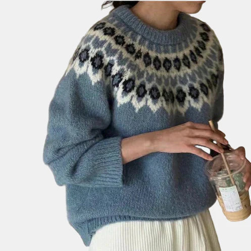 Ondine | Stylish Jacquard Sweater