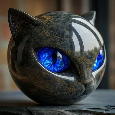 Emerald Cat Stone | Sculpture